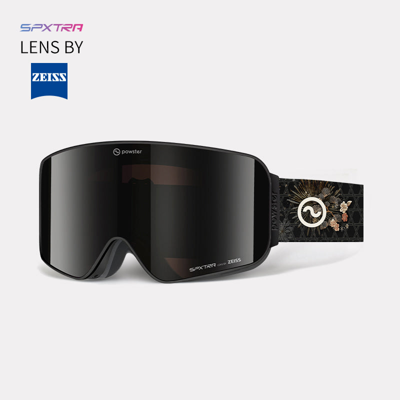 black lens ski goggles Nebula Ski Goggles Quantum Black (Black Frame)