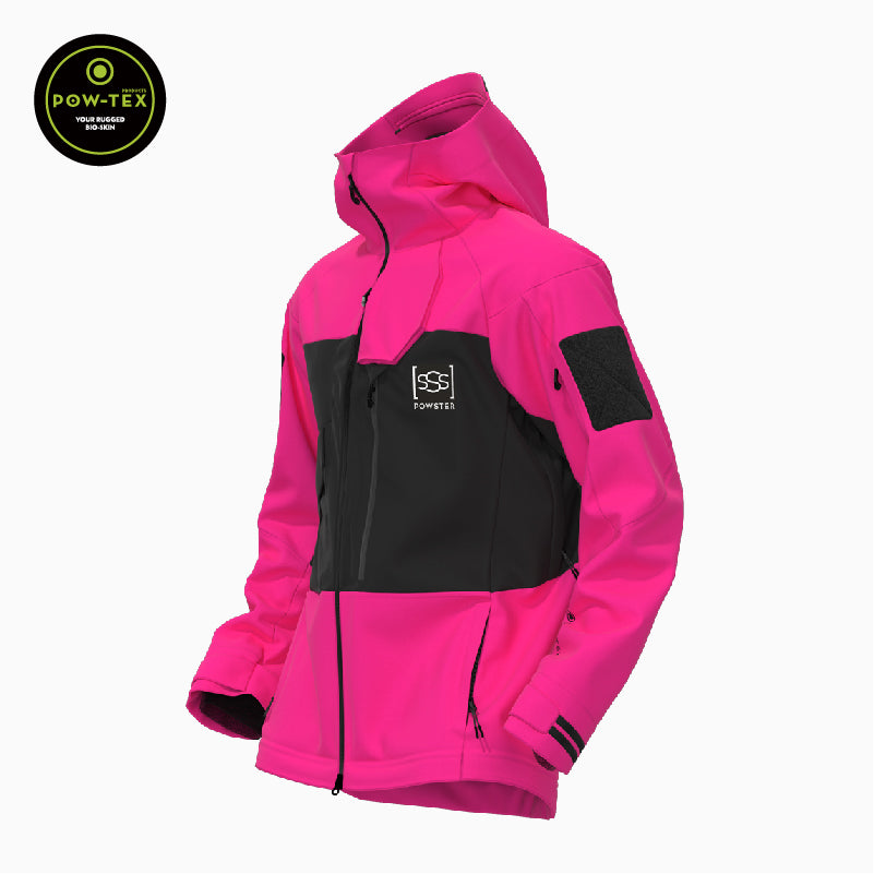Vanguard 스키 재킷 단열 마운틴 핑크 및 블랙