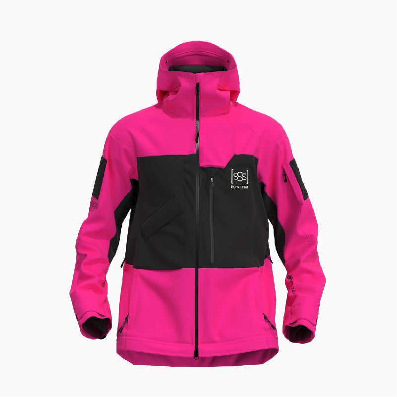 Vanguard Ski Jacket Thermal Insulation Mountains Pink and Black