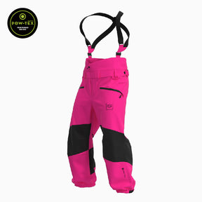 Explorer Ski Bibs Alpine Pink and Black
