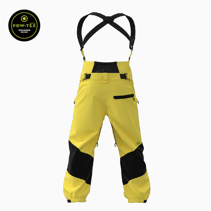 Explorer Ski Bibs Beeswax Yellow and Black