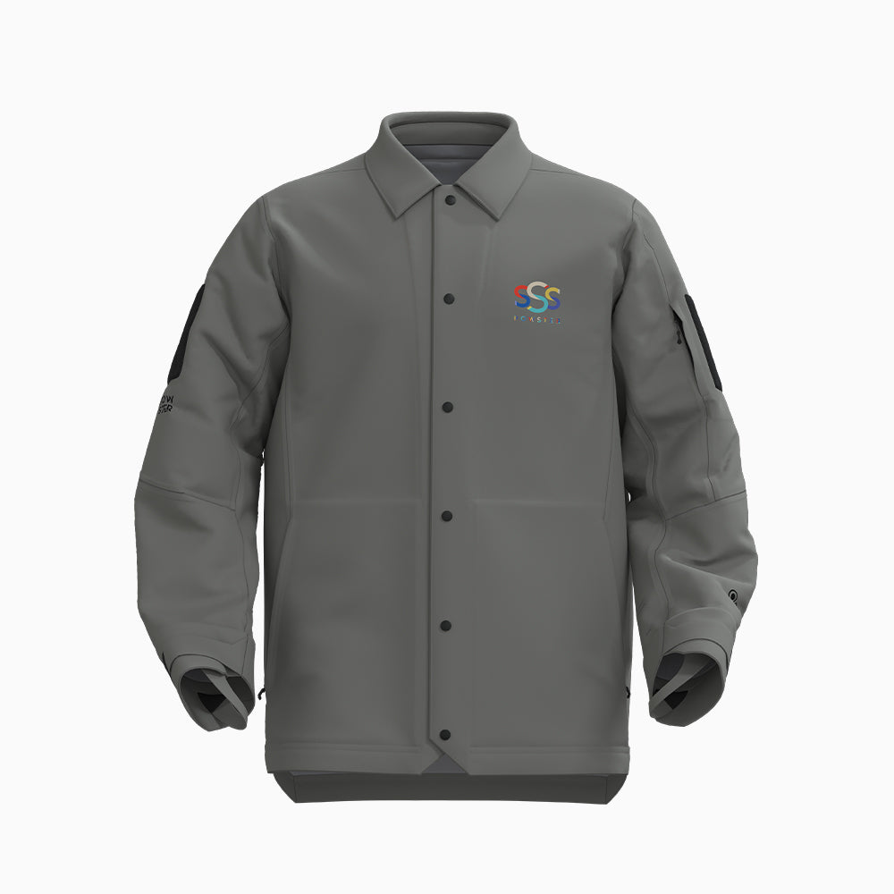 Commander Ski Coach Jacket Grey