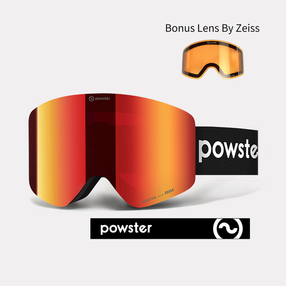 Powster アステロイド ZEISS ボーナスレンズ スキーゴーグル