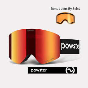 Powster Asteroid ZEISS Bonus Lens Ski Goggles