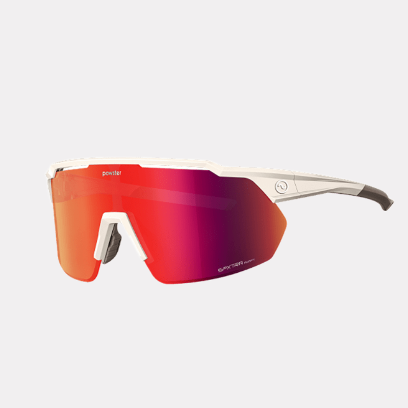 Tidal TT Photochromic Sports Glasses Ruby Red (White Frame)
