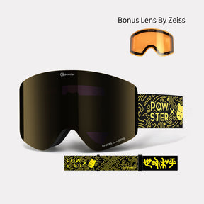 Powster Asteroid ZEISS Bonus Lens Ski Goggles