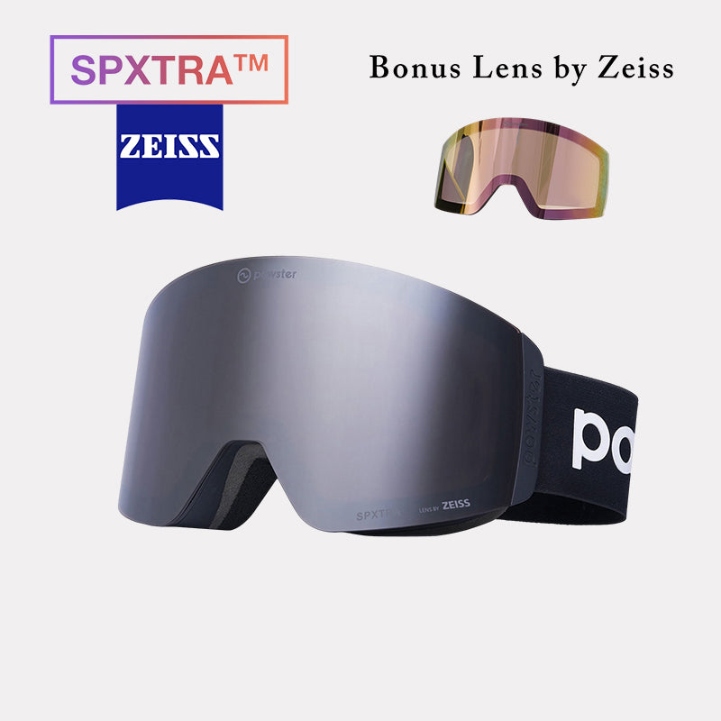 Pulars ボーナスレンズ グリーンレンズ スキーゴーグル ZEISS SPXTRA™ レンズ