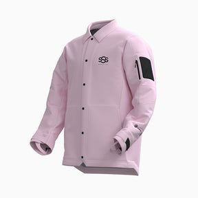 Commander Ski Coach Jacket Pink