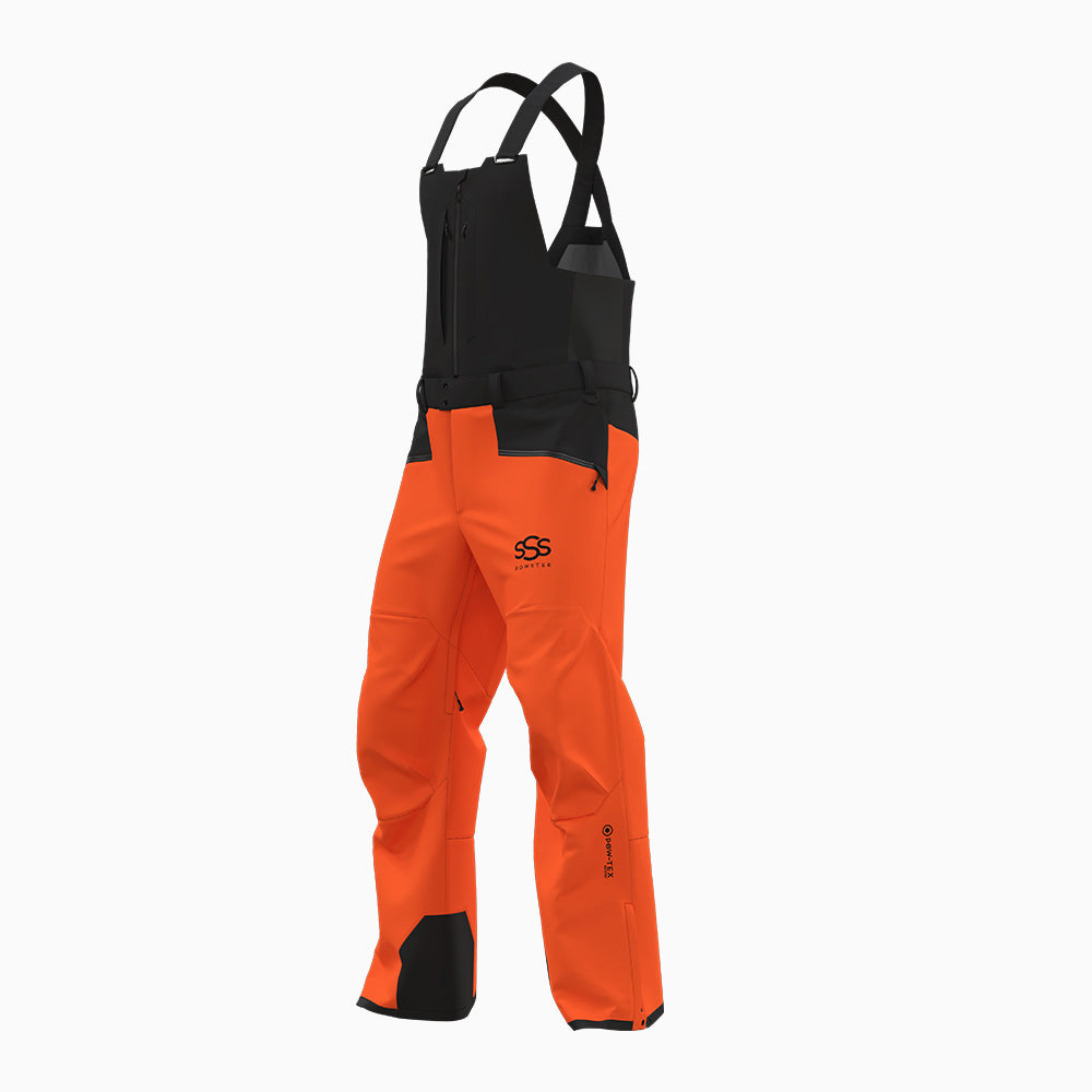 Vanguard Ski Bibs Beeswax Gul og Svart