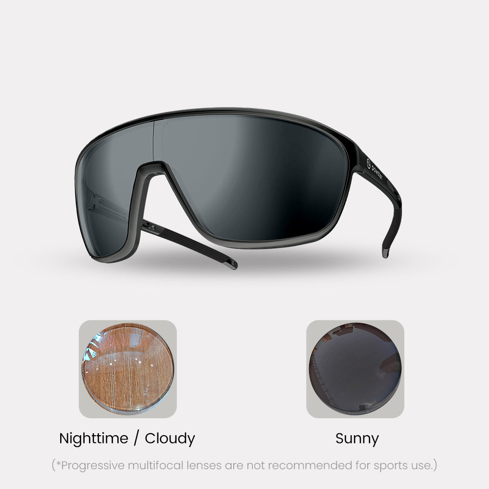 Halo Prescription Photochromic Sport Glasses
