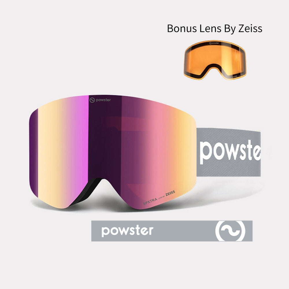 Powster アステロイド ZEISS ボーナスレンズ スキーゴーグル