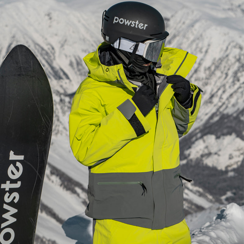 Dermizax [MUZ] Veste de Ski Stretch 3L Neon Imperméable