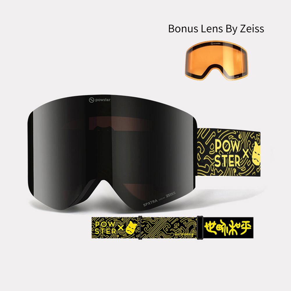 Powster Asteroid ZEISS Bonus Lens Ski Goggles