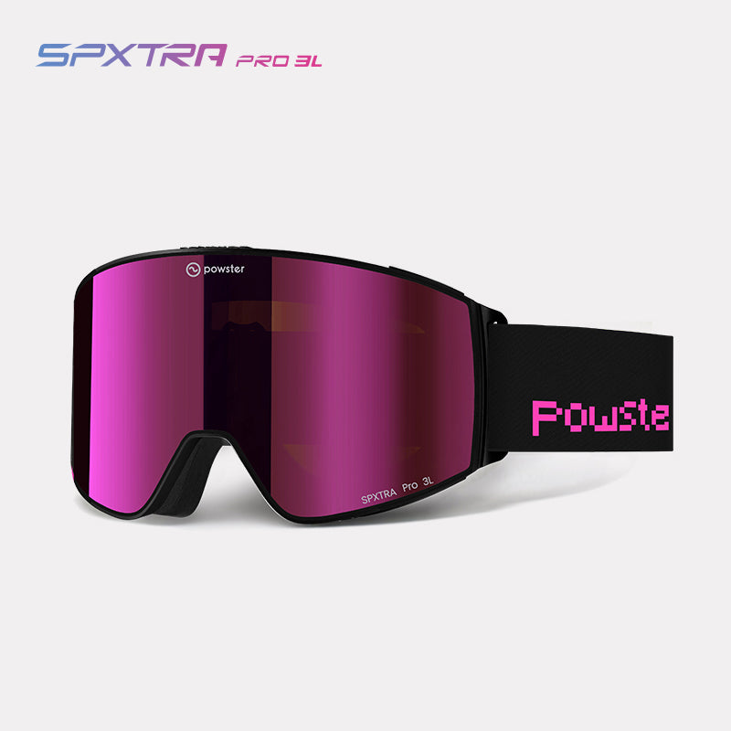 pink lens ski goggles Zenith Pro Ski Goggles Titan Phantom Black