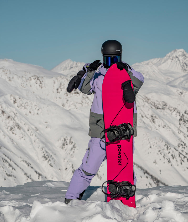 Dermizax [MUZ] Veste de Ski Stretch 3L Violet Imperméable