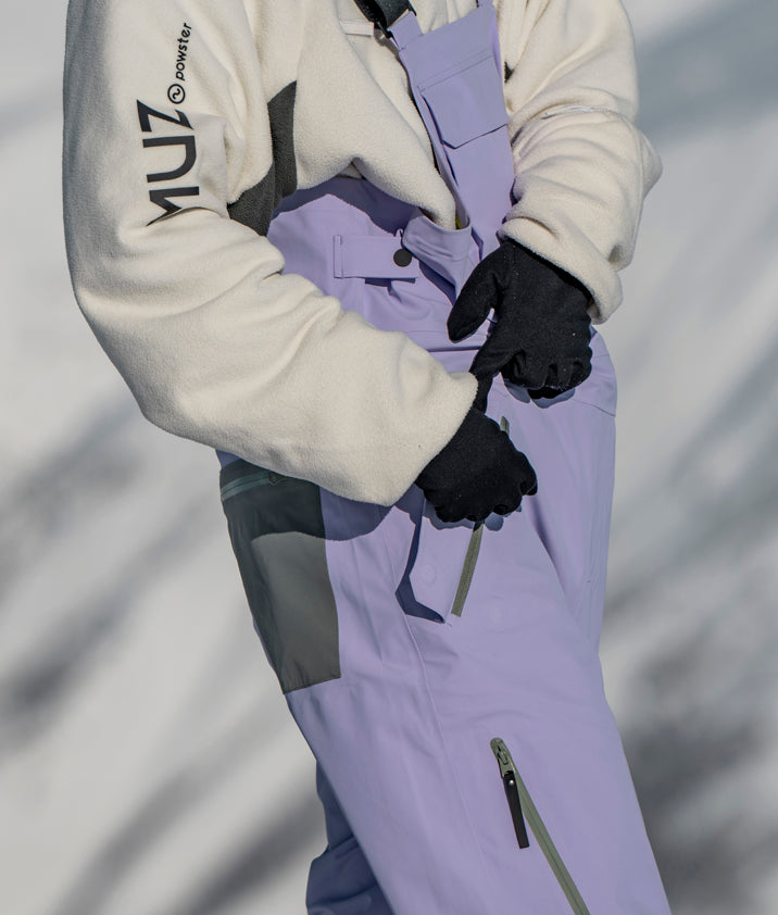 Powster Dermizax [MUZ] Snowboard Bibs | Powsterstudios S / Purple